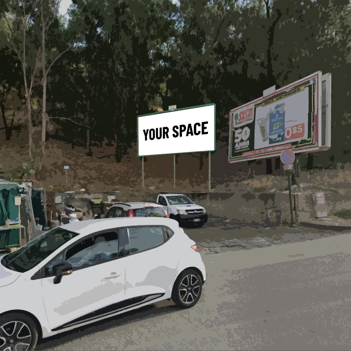 SPAZIO PUBBLICITARIO 600 x 300 Via XXV Aprile (AGRIGENTO) Dal 19/10/2026 al 01/11/2026 14 giorni